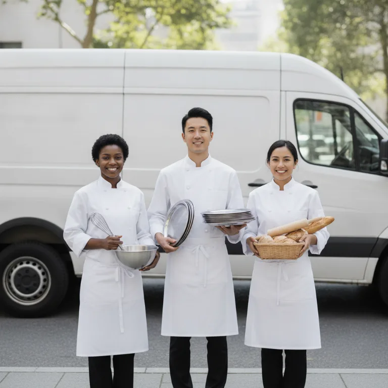 Catering team in Ville-Marie